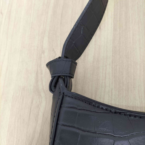 ザラ ZARA クロコショルダーバッグ Y2K レディース