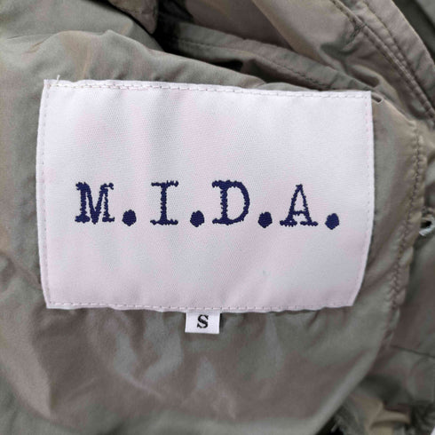 ミダ M.I.D.A タマムシ ステンカラーコート メンズ JPN:S