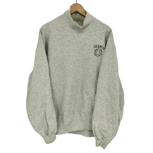 ラッセルアスレチック RUSSELL ATHLETIC 90s okemos 刺繍 ハイネック スウェット メンズ import:XXL
