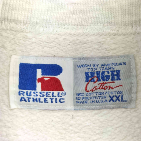 ラッセルアスレチック RUSSELL ATHLETIC 90s okemos 刺繍 ハイネック スウェット メンズ import:XXL