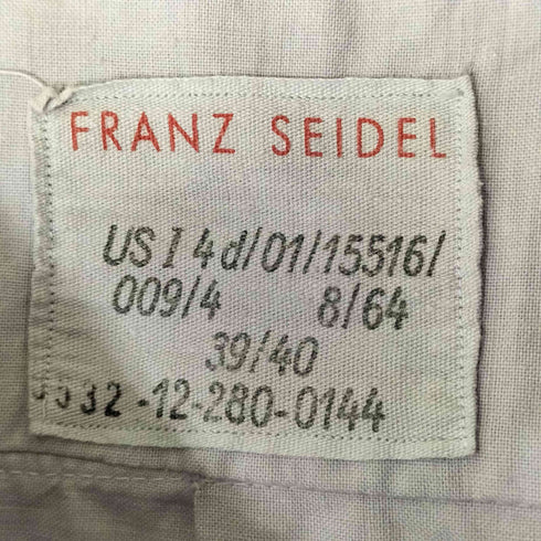 ジャーマンアーミー GERMAN ARMY FRANZ SEIDEL スリーピングシャツ メンズ