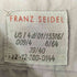 ジャーマンアーミー GERMAN ARMY FRANZ SEIDEL スリーピングシャツ メンズ