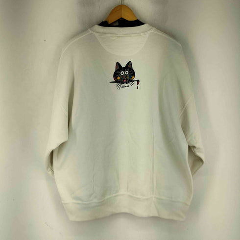 クレイジーシャツ CRAZY SHIRTS 90S 両面プリント クールネックスウェット メンズ import:XL
