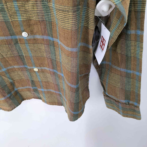 Enro PERMANENT PRESS オープンカラーシャツ 襟芯 メンズ import:M