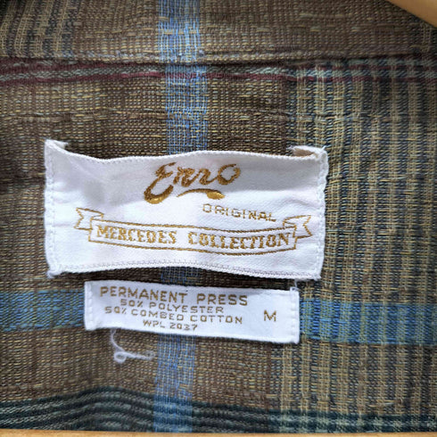 Enro PERMANENT PRESS オープンカラーシャツ 襟芯 メンズ import:M