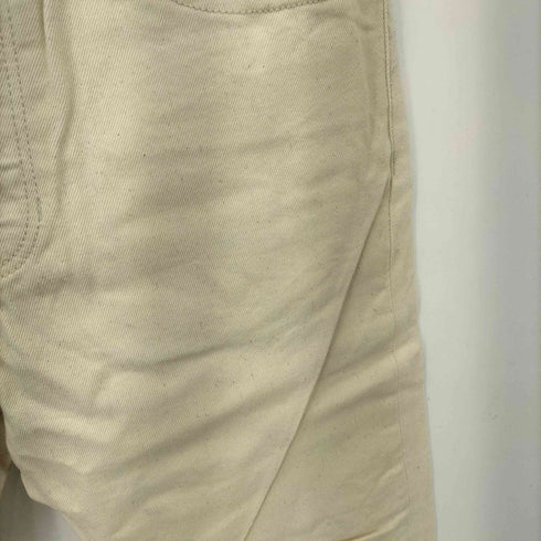 ジースターロー G-STAR RAW ボタンフライ ホワイトデニム ストレートパンツ メンズ 32/32