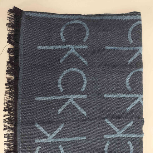 カルバンクライン CALVIN KLEIN ロゴ 大判マフラー ストール メンズ