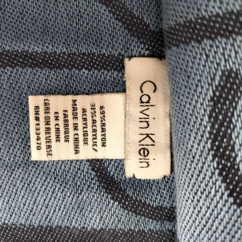 カルバンクライン CALVIN KLEIN ロゴ 大判マフラー ストール メンズ