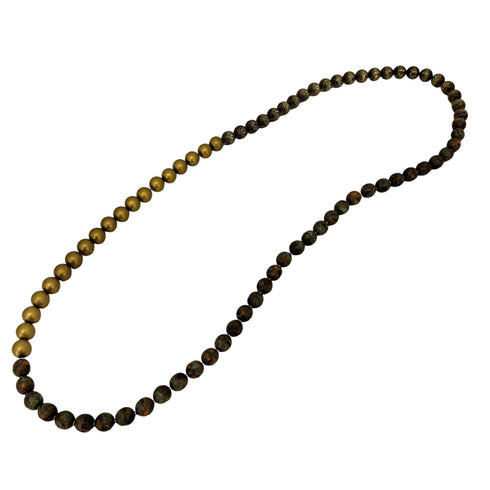 FLorian 木製 ロングネックレス メンズ