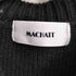 machatt アクリル混 サイドスリット ニット レディース