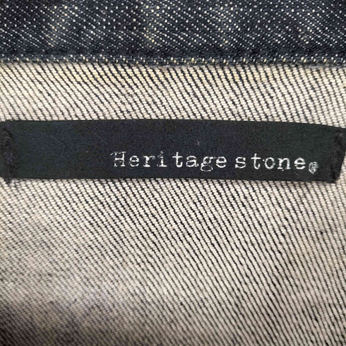 Heritage stone Y2K ジップ ギミックデザイン デニムジャケット メンズ M