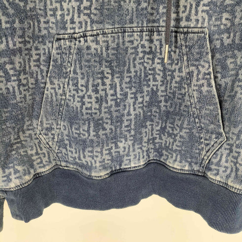 ディーゼル DIESEL TRACK DENIM HOODIE メンズ import:S