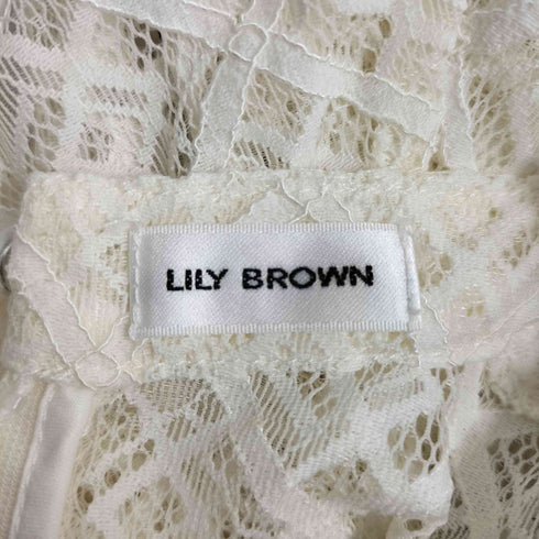 リリーブラウン Lily Brown レースチャイナワンピース レディース 0