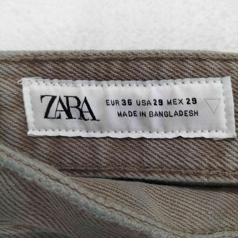 ザラ ZARA 製品染め加工ワイドデニムパンツ メンズ 36