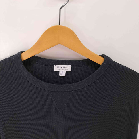サンスペル Sunspel ロングスリーブ ワッフル Tシャツ メンズ import:S