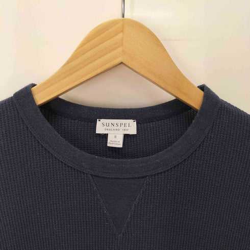 サンスペル Sunspel ロングスリーブ ワッフル Tシャツ メンズ import:S