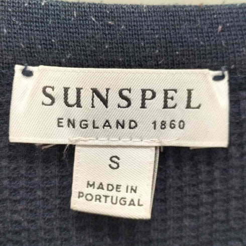 サンスペル Sunspel ロングスリーブ ワッフル Tシャツ メンズ import:S