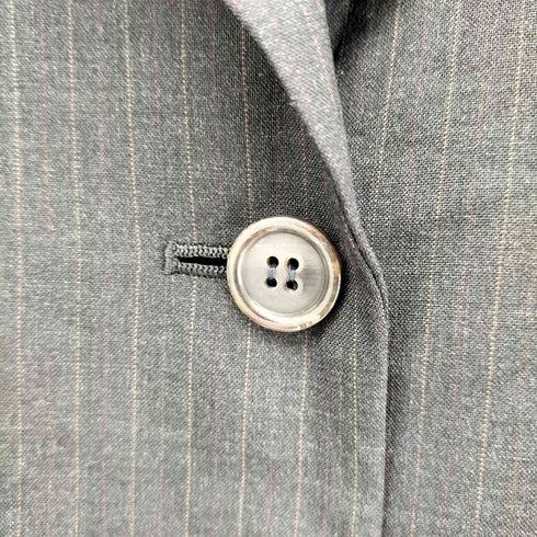 ポールスチュアート Paul Stuart ストライプ 3B テーラードジャケット + スカート セットアップ レディース 上 : 7AR 下 : 9