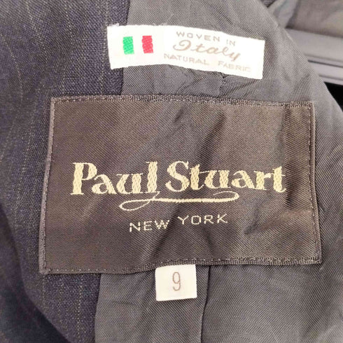 ポールスチュアート Paul Stuart ストライプ 3B テーラードジャケット + スカート セットアップ レディース 上 : 7AR 下 : 9