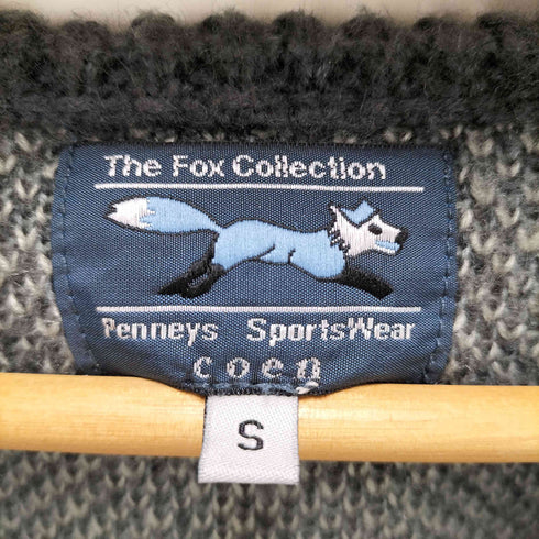 ペニーズ PENNEYS 別注ビッグシルエットジャガード柄シャギーニットカーディガン メンズ JPN:S