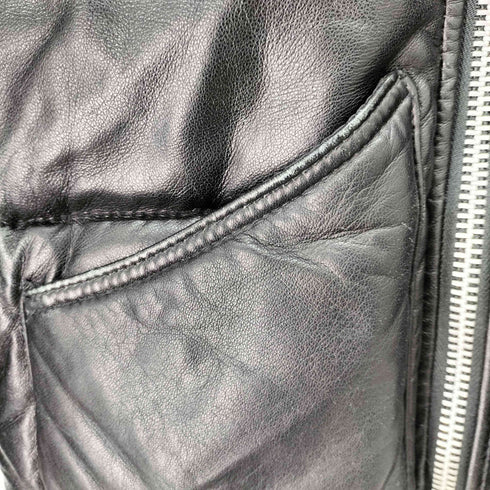 ショット Schott B-3 レザー ダウンジャケット メンズ import:M