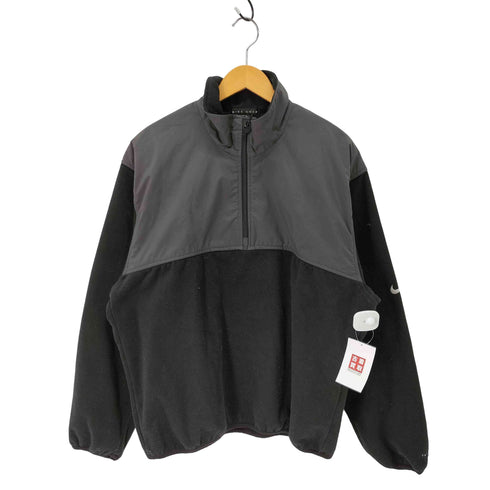 ナイキ NIKE golf ナイロン切替 フリースジャケット ハーフジップ メンズ import:S