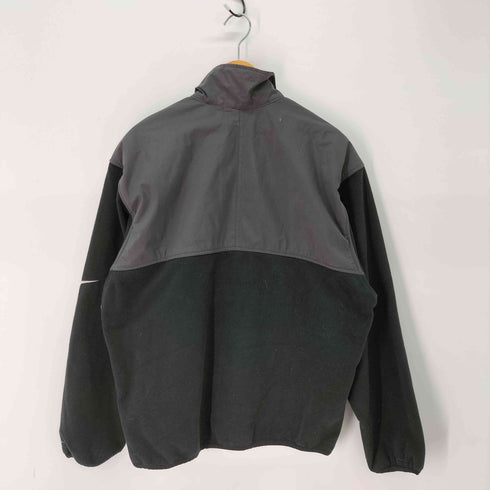 ナイキ NIKE golf ナイロン切替 フリースジャケット ハーフジップ メンズ import:S