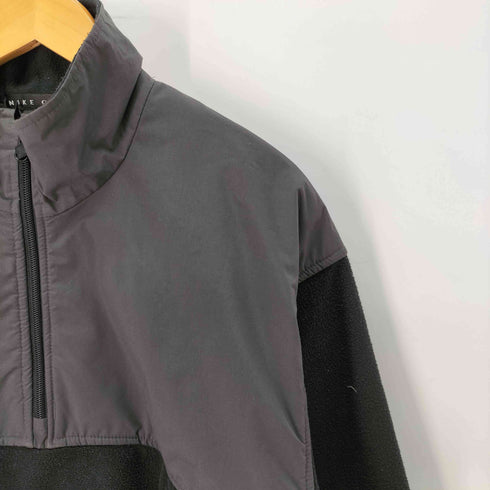 ナイキ NIKE golf ナイロン切替 フリースジャケット ハーフジップ メンズ import:S