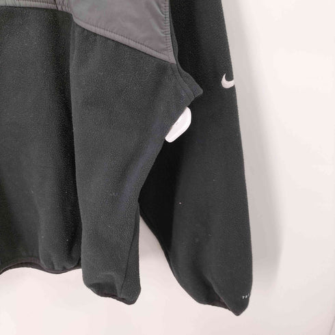 ナイキ NIKE golf ナイロン切替 フリースジャケット ハーフジップ メンズ import:S