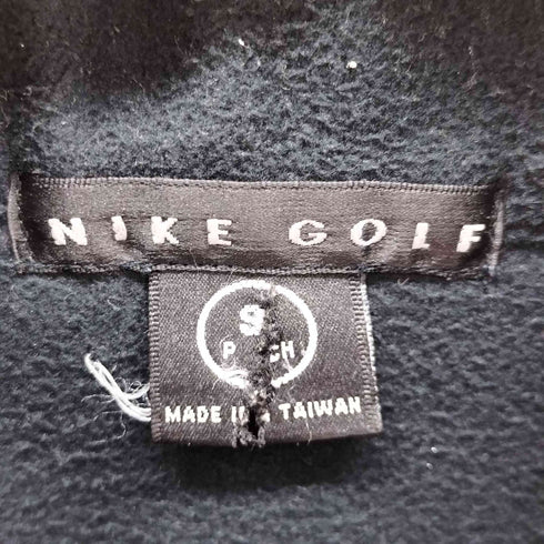 ナイキ NIKE golf ナイロン切替 フリースジャケット ハーフジップ メンズ import:S
