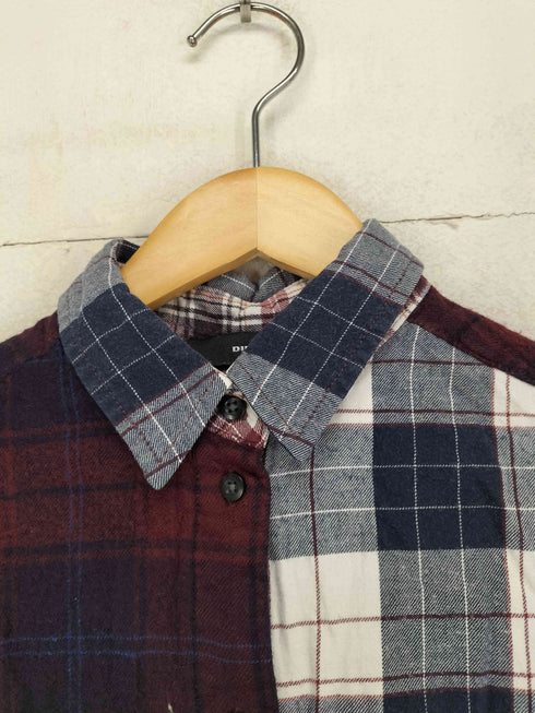 ディーゼル DIESEL クレイジーパターン チェックシャツ レディース