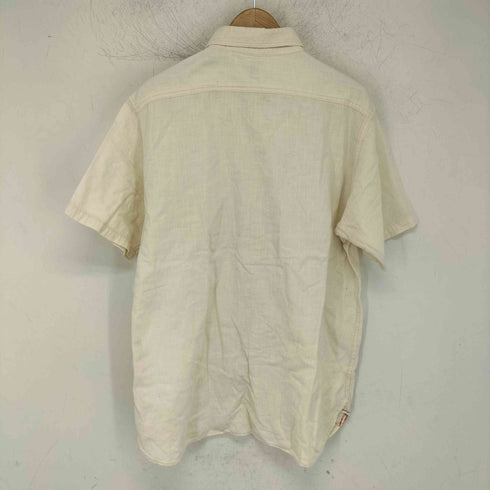 シュガーケーン SUGAR CANE 皿ボタン マチ付き 半袖シャツ メンズ JPN:XL