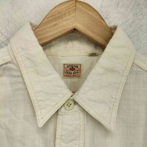 シュガーケーン SUGAR CANE 皿ボタン マチ付き 半袖シャツ メンズ JPN:XL
