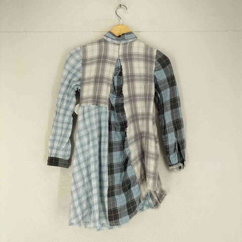 ディーゼル DIESEL クレイジーパターン アシンメトリー チェックシャツ レディース