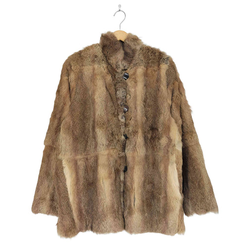 More Meritoire rabbit fur リバーシブル ラビットファーコート レディース JPN:L