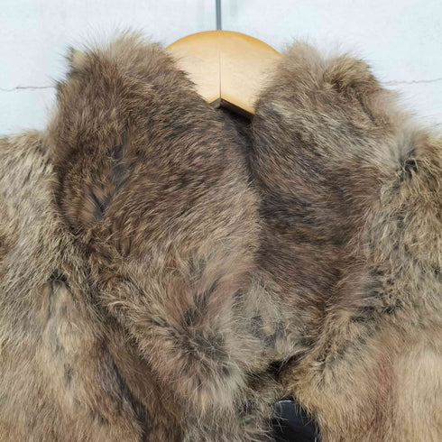 More Meritoire rabbit fur リバーシブル ラビットファーコート レディース JPN:L