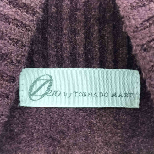 ゼロバイトルネードマート Zero by TORNADO MART パイル タートルネックニット メンズ JPN:M
