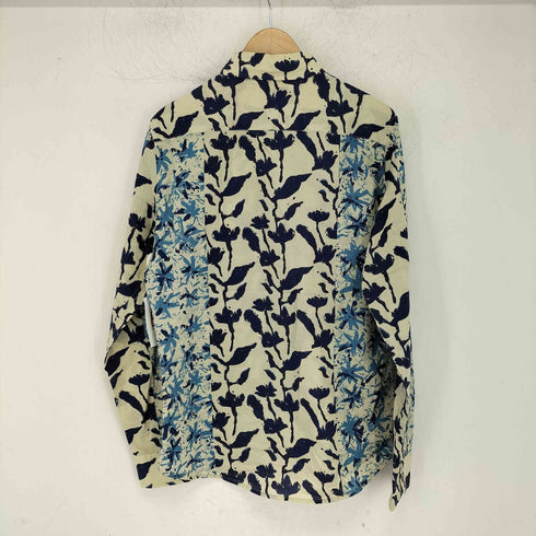 デシグアル Desigual 総柄 ステッチ レギュラーカラーシャツ メンズ import:S