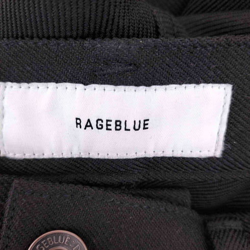 レイジブルー RAGEBLUE センタープレスバギーワイドフレアスラックス メンズ JPN:S