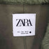 ザラ ZARA ファイクファー ダブルブレスト ロング チェスター コート レディース import:L