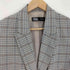 ザラ ZARA チェック ダブルブレスト ピークドラペル テーラード ジャケット レディース import:M
