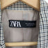 ザラ ZARA チェック ダブルブレスト ピークドラペル テーラード ジャケット レディース import:M