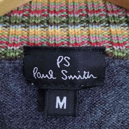 ピーエスポールスミス PS Paul Smith ハーフジップ ボトルネック ウールニット レディース import:M