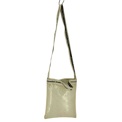 ビューティフルピープル beautiful people logo tape sacoche bag ロゴテープ ビニール サコッシュ 2WAY ショルダー バッグ レディース
