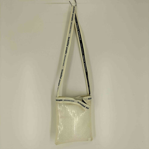 ビューティフルピープル beautiful people logo tape sacoche bag ロゴテープ ビニール サコッシュ 2WAY ショルダー バッグ レディース