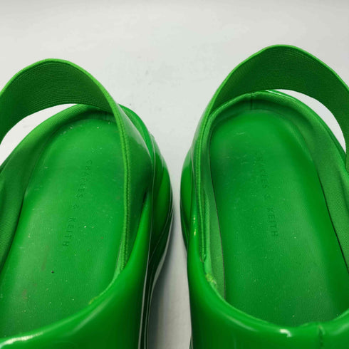 チャールズアンドキース CHARLES&KEITH Roony ルーニー パテントバックストラップフラット シューズ レディース 39/250