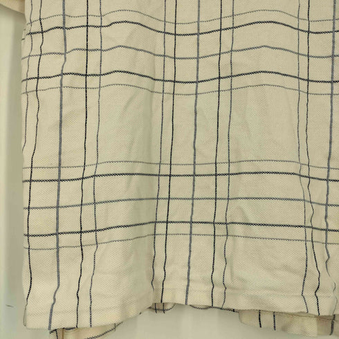 ポロバイラルフローレン Polo by RALPH LAUREN 90S USA製 スモールポニー刺繍 チェック 鹿の子ポロシャツ メンズ import:L