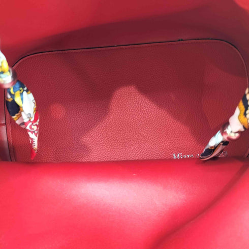 Mieze Collection ポーチ付 ハトメ レザー ハンドバッグ レディース