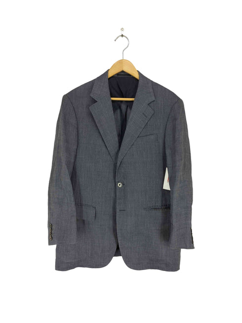 バーバリー BURBERRY ワッシャー加工 リネン テーラードジャケット メンズ 94-84-165-ab4