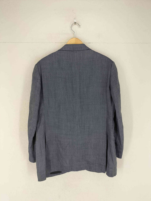 バーバリー BURBERRY ワッシャー加工 リネン テーラードジャケット メンズ 94-84-165-ab4